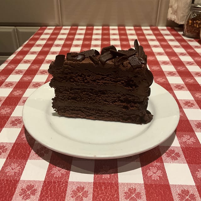 Chocolate Mousse Cake.