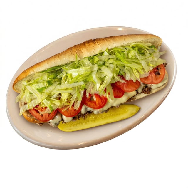 Cheese Steak Hoagie.